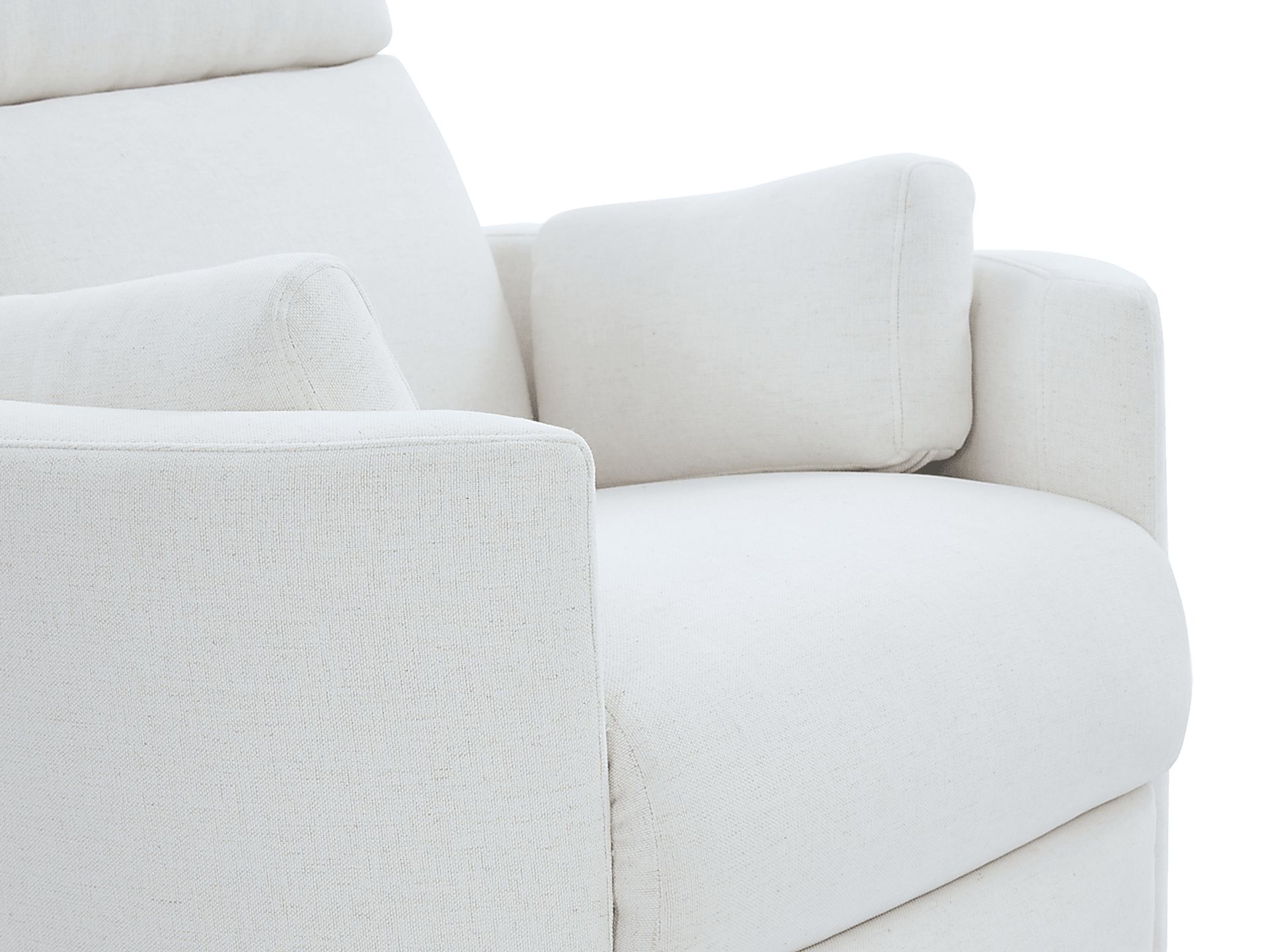 Lennox 2.0 Ivory Power Glider Recliner with Swivel - Image 9