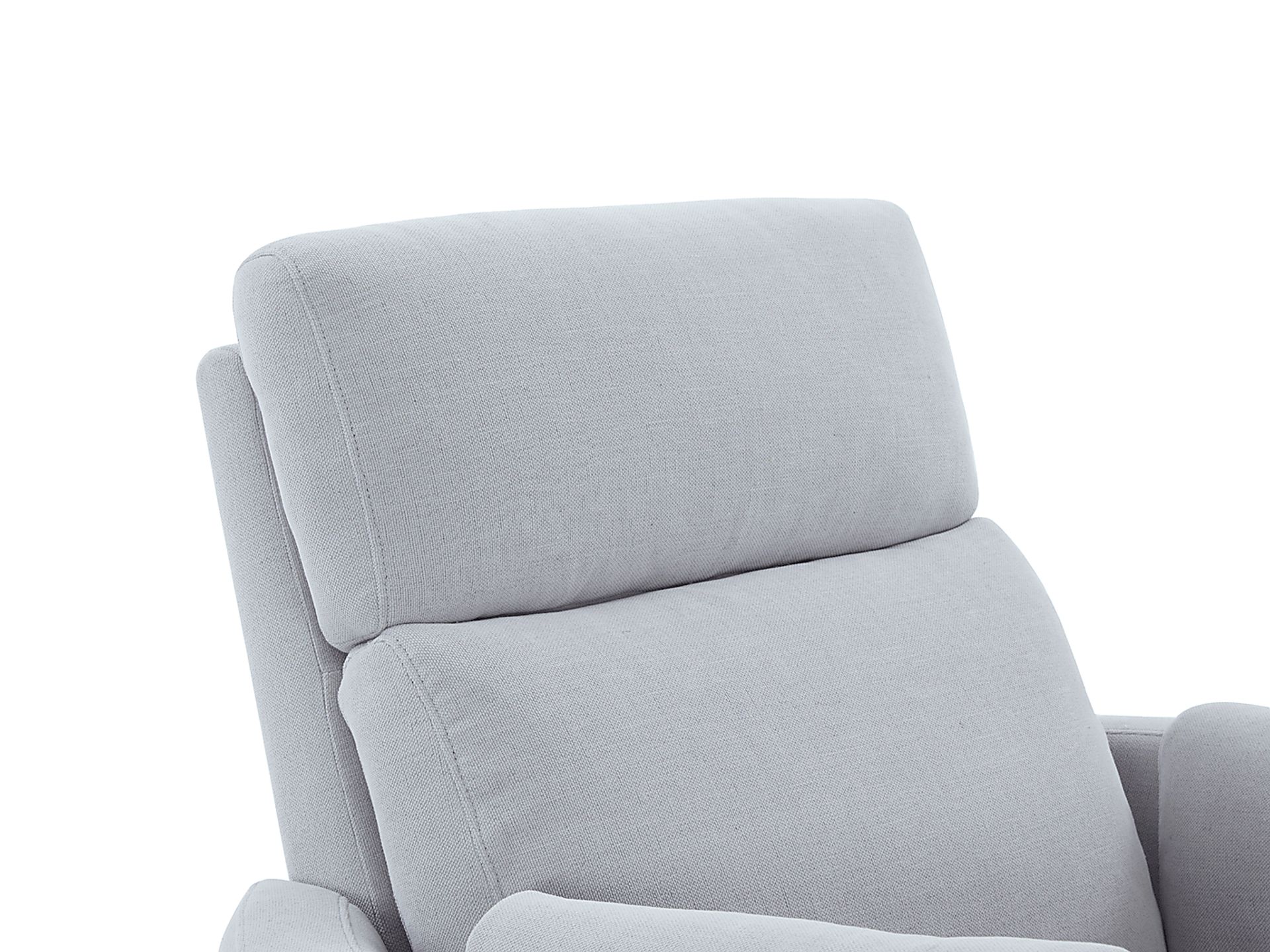 Lennox 2.0 Light Blue Power Glider Recliner with Swivel - Image 7