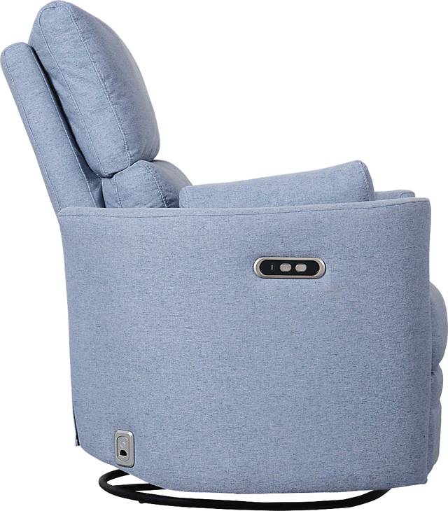 Lennox Chambray Power Glider Recliner - Thumbnail - Image 4