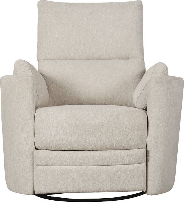 Lennox Ivory Power Glider Recliner - Thumbnail - Image 3