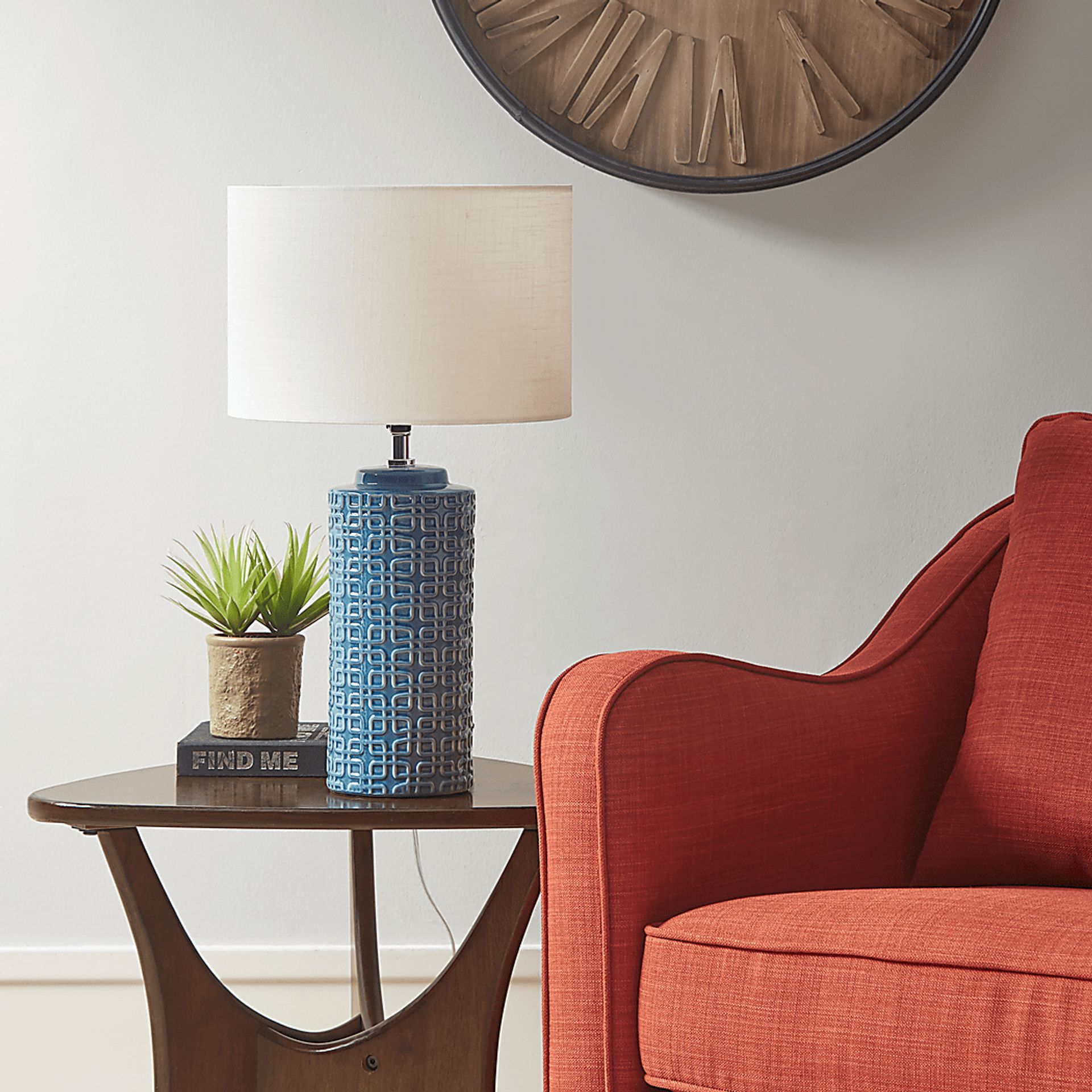 Lenore Avenue Blue Lamp - Image 2