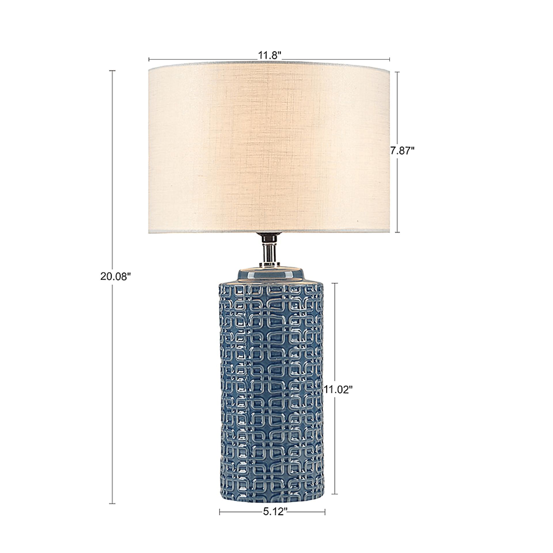 Lenore Avenue Blue Lamp - Image 9