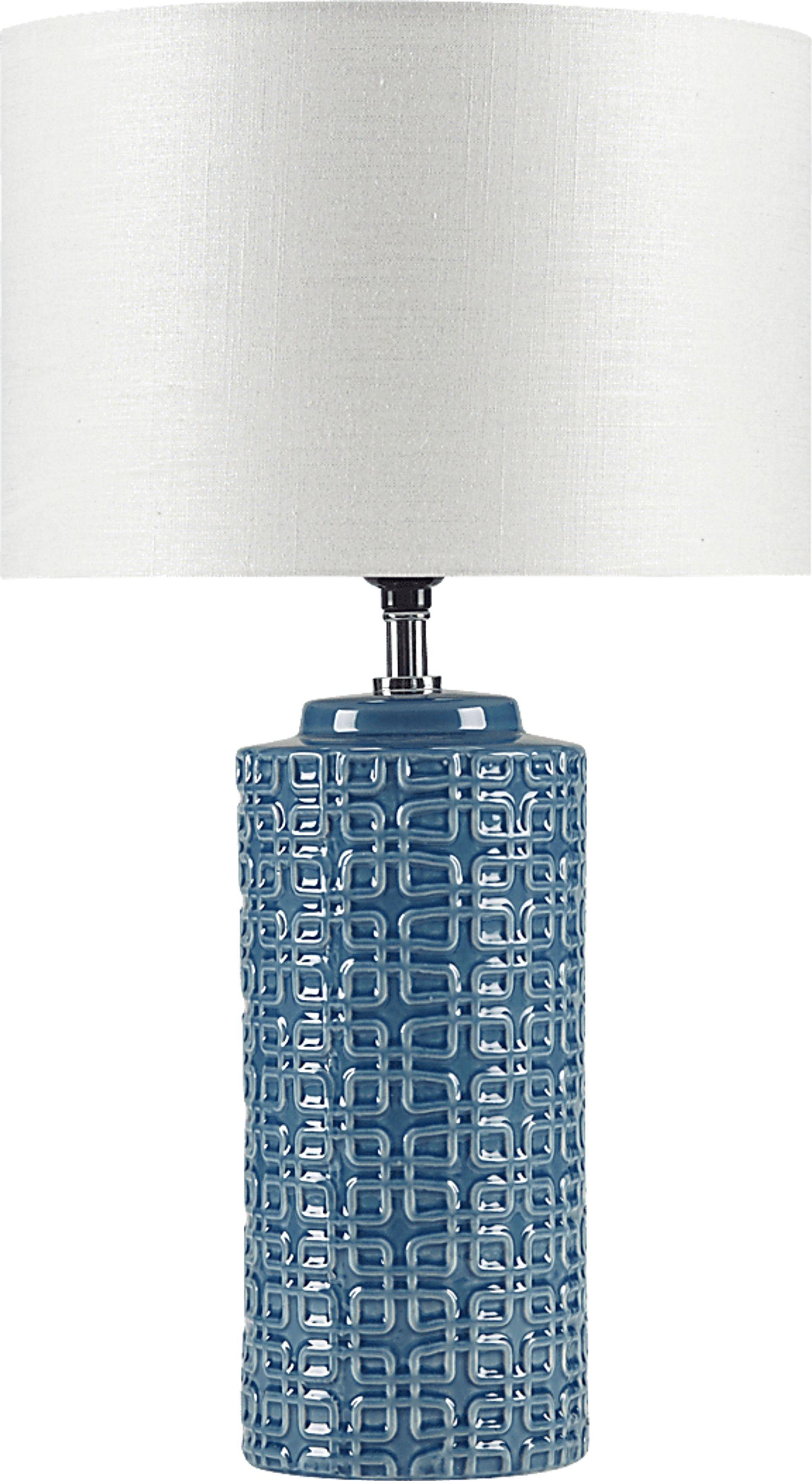 Lenore Avenue Blue Lamp - Image 1