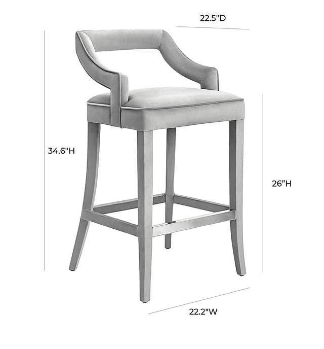 Lenorelle Gray Counter Height Stool - Thumbnail - Image 7