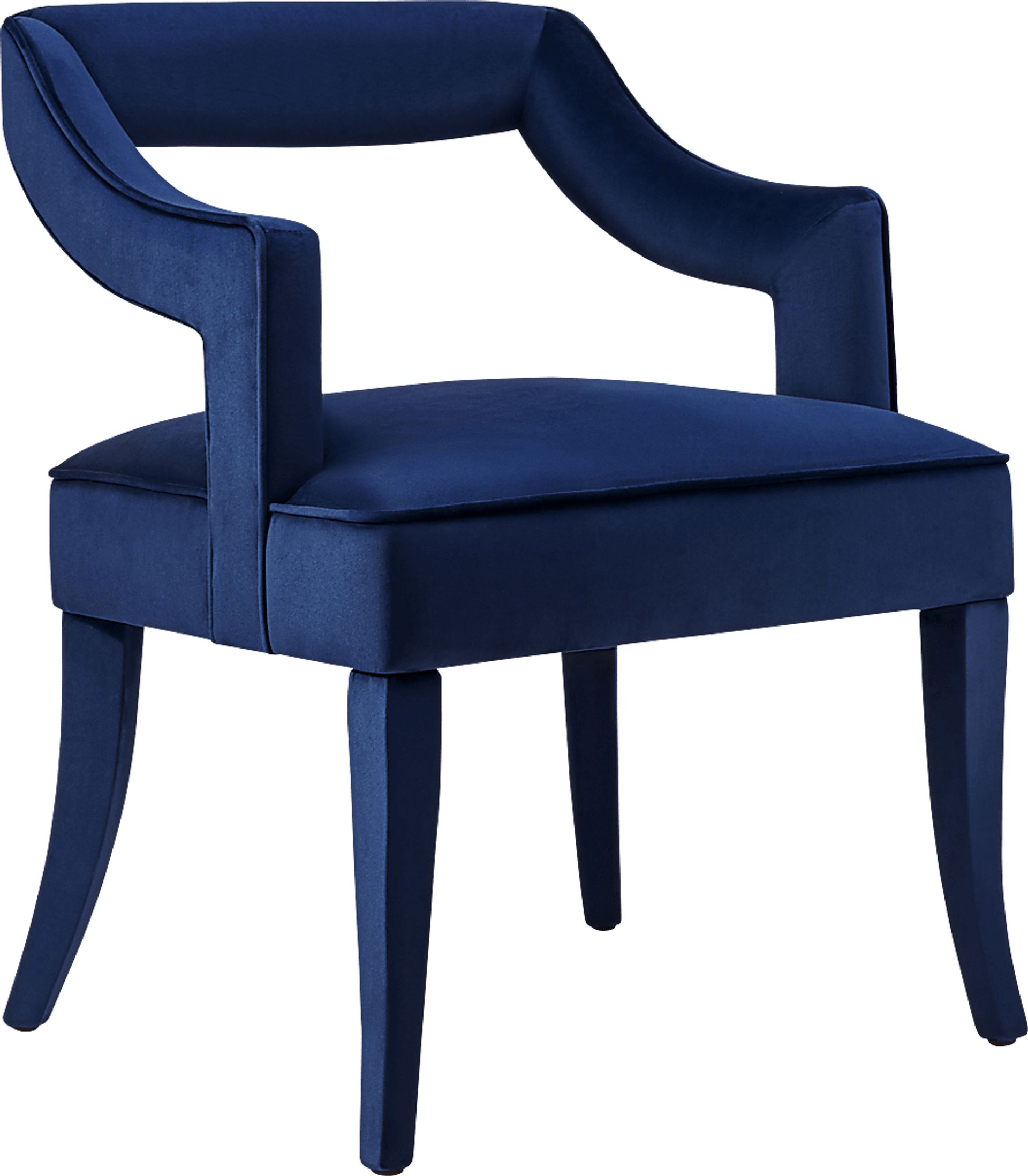 Lenorelle Navy Arm Chair - Image 1