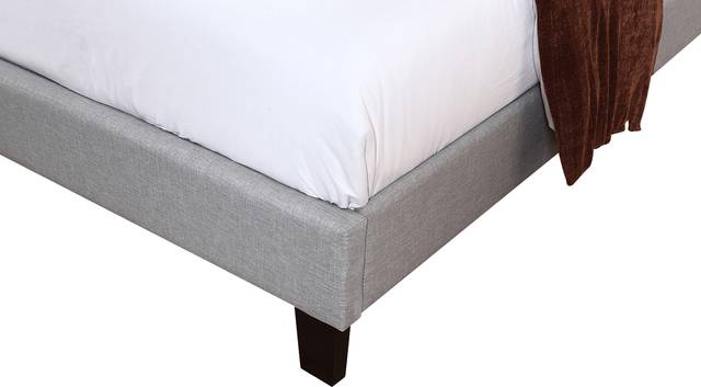 Lenosa Gray Queen Upholstered Bed - Thumbnail - Image 5
