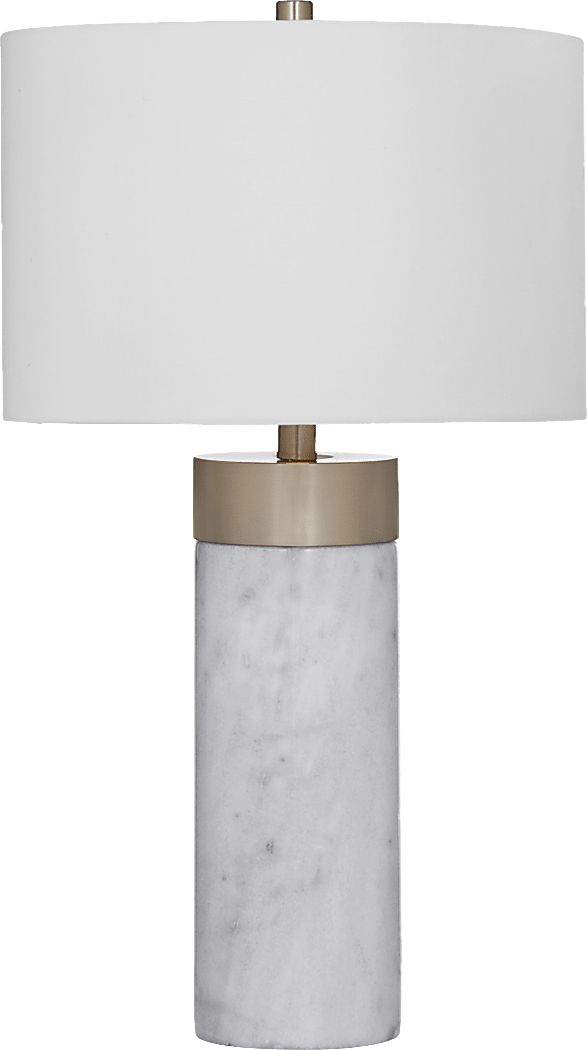 Lenox Circle White Lamp