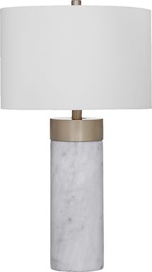 Lenox Circle White Lamp