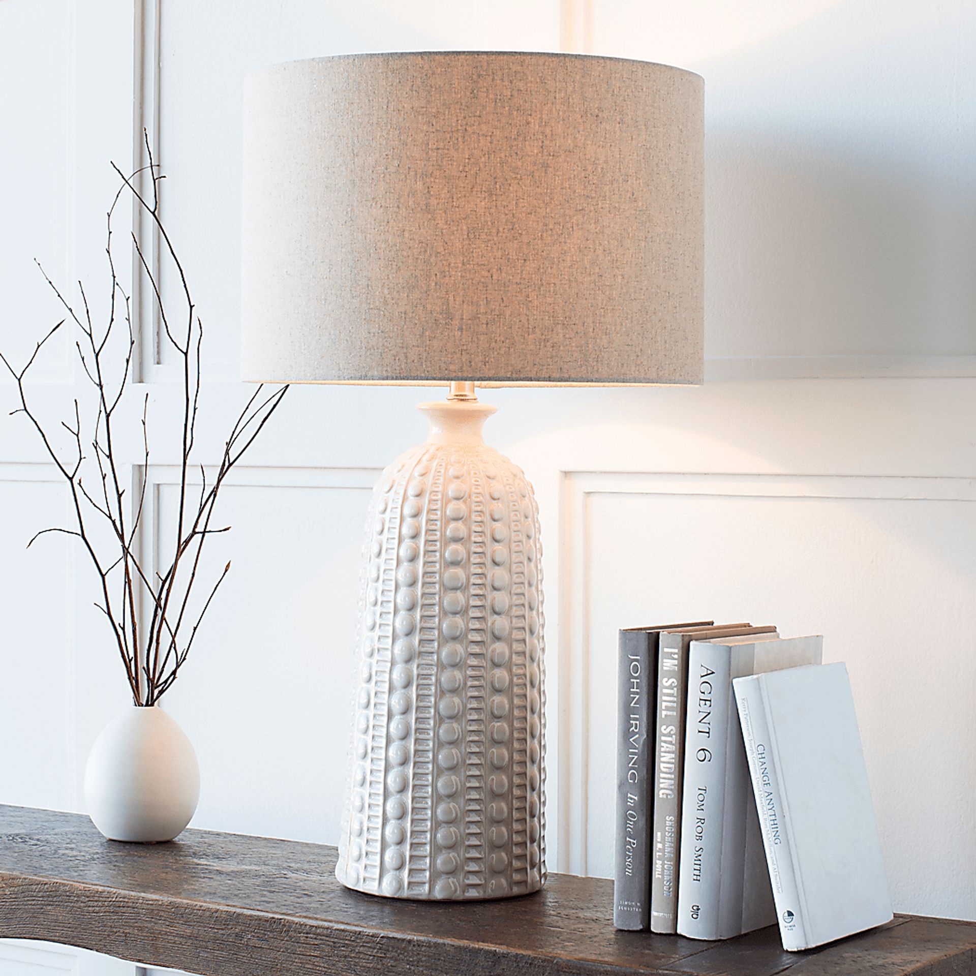 Leon Drive White Lamp - Image 8