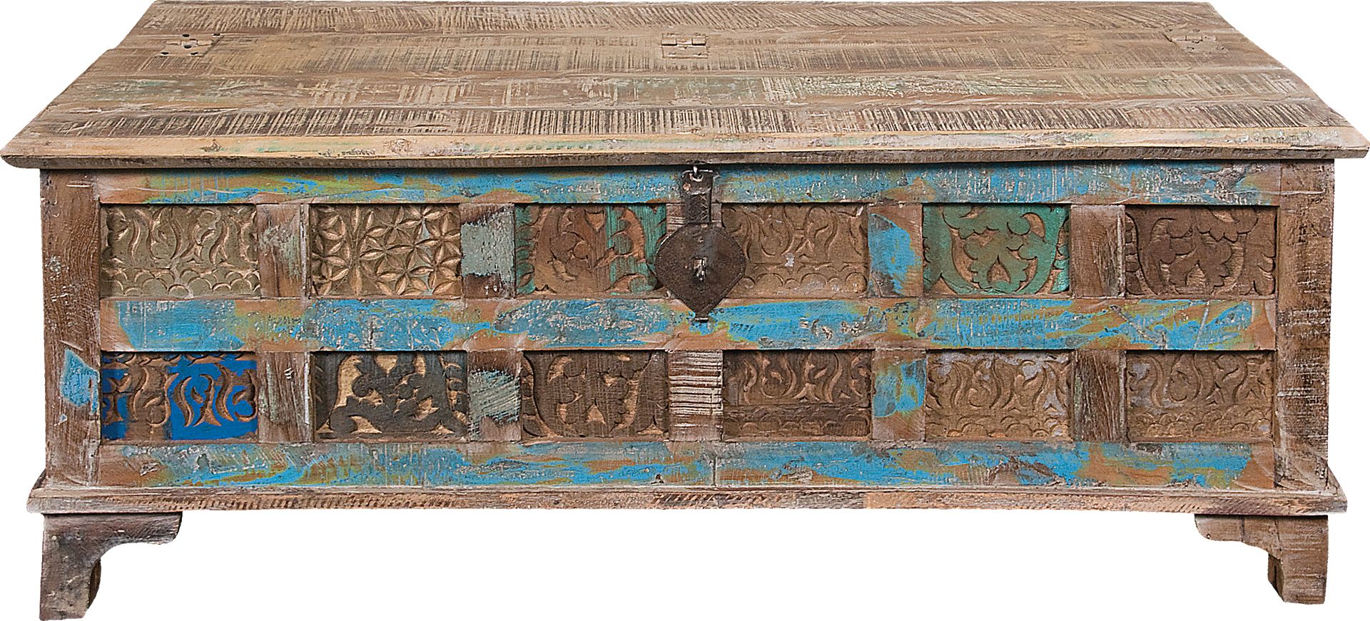 Leon Lane Brown Trunk Cocktail Table - Image 2