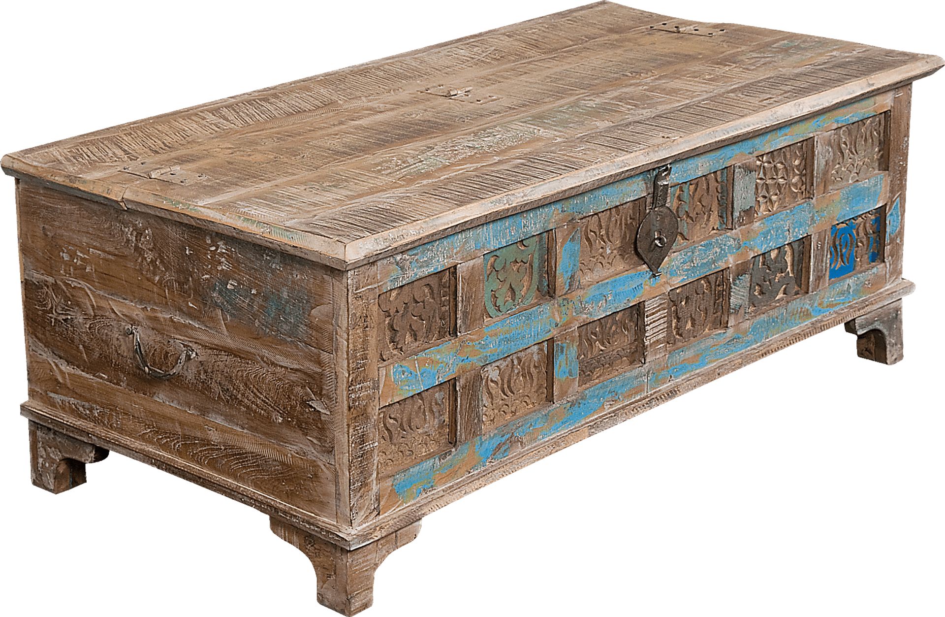 Leon Lane Brown Trunk Cocktail Table - Image 1