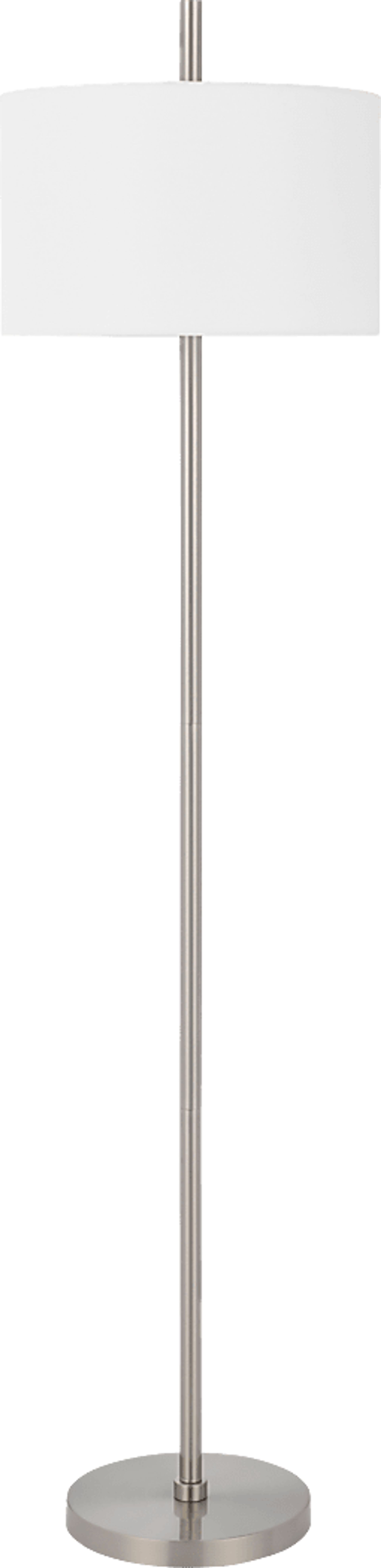 Leonard Point Silver Floor Lamp - Image 1