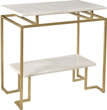 Leonie Gold Accent Table
