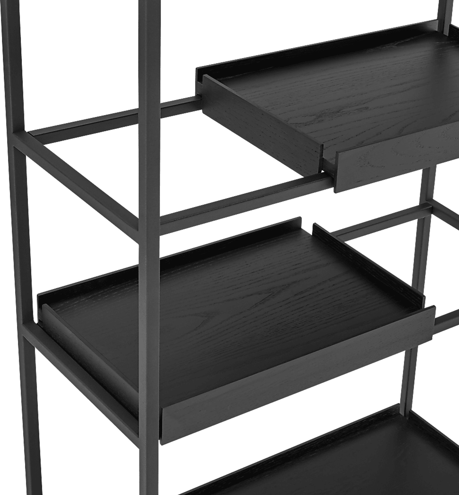 Leopardcast I Black Bookcase - Image 6