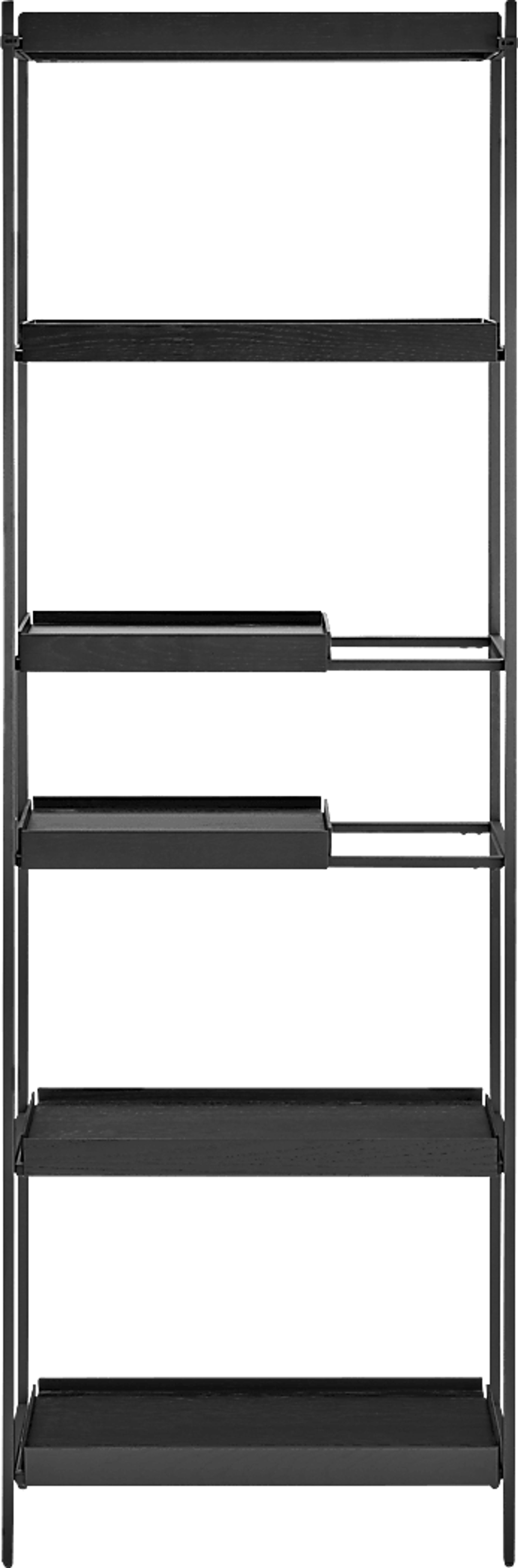 Leopardcast I Black Bookcase - Image 1
