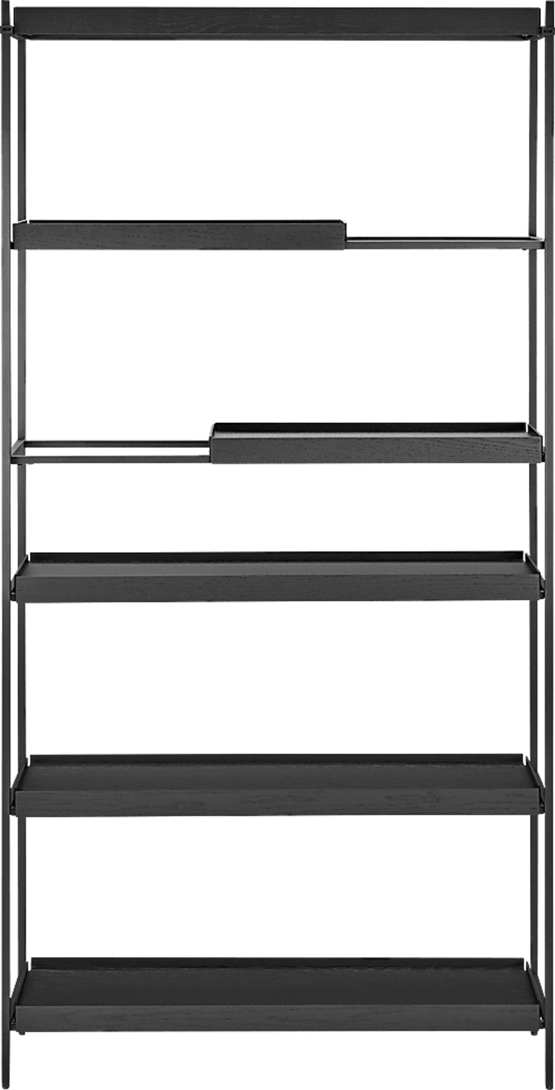 Leopardcast II Black Bookcase - Image 4