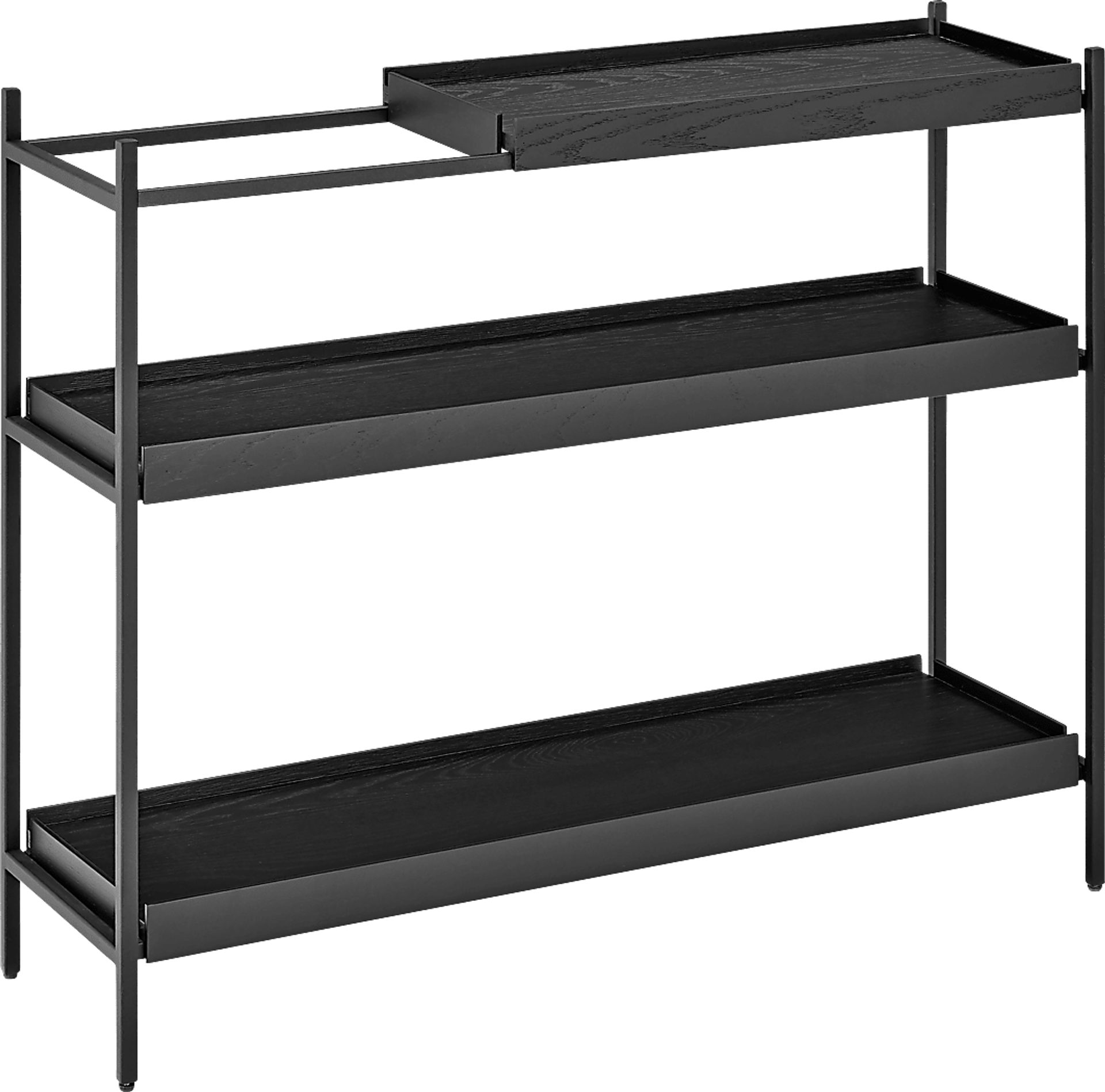 Leopardcast III Black Bookcase - Image 2
