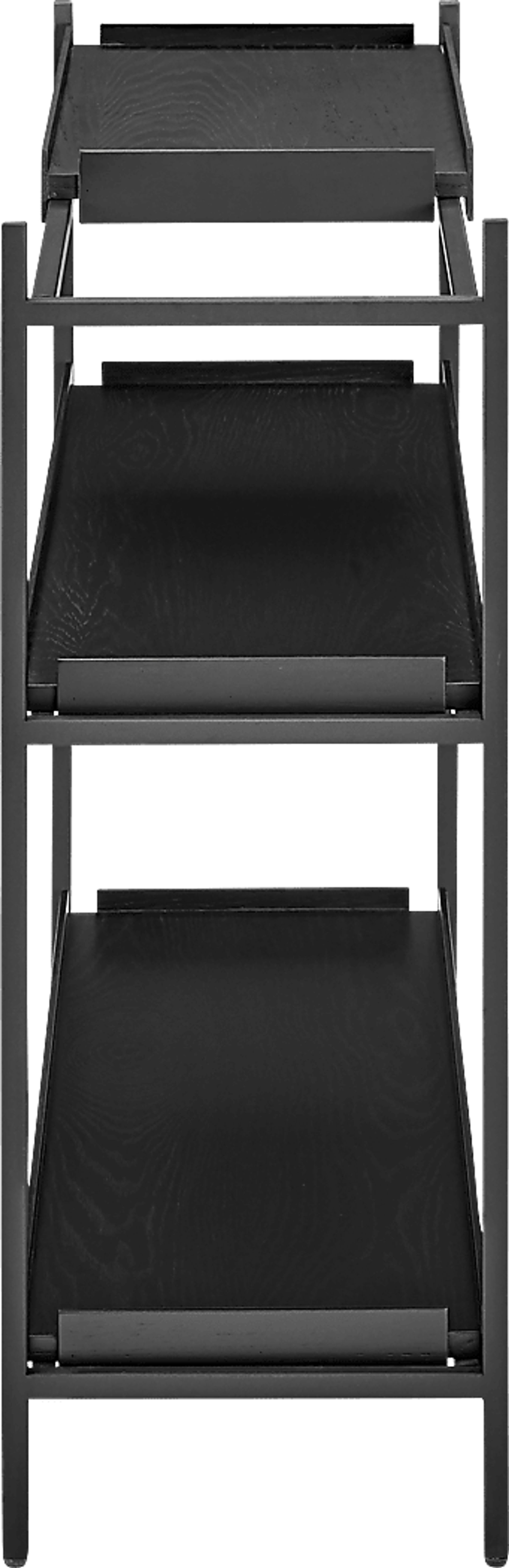 Leopardcast III Black Bookcase - Image 3