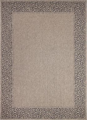 Leopardi Taupe 5'3 x 7'3 Indoor/Outdoor Rug