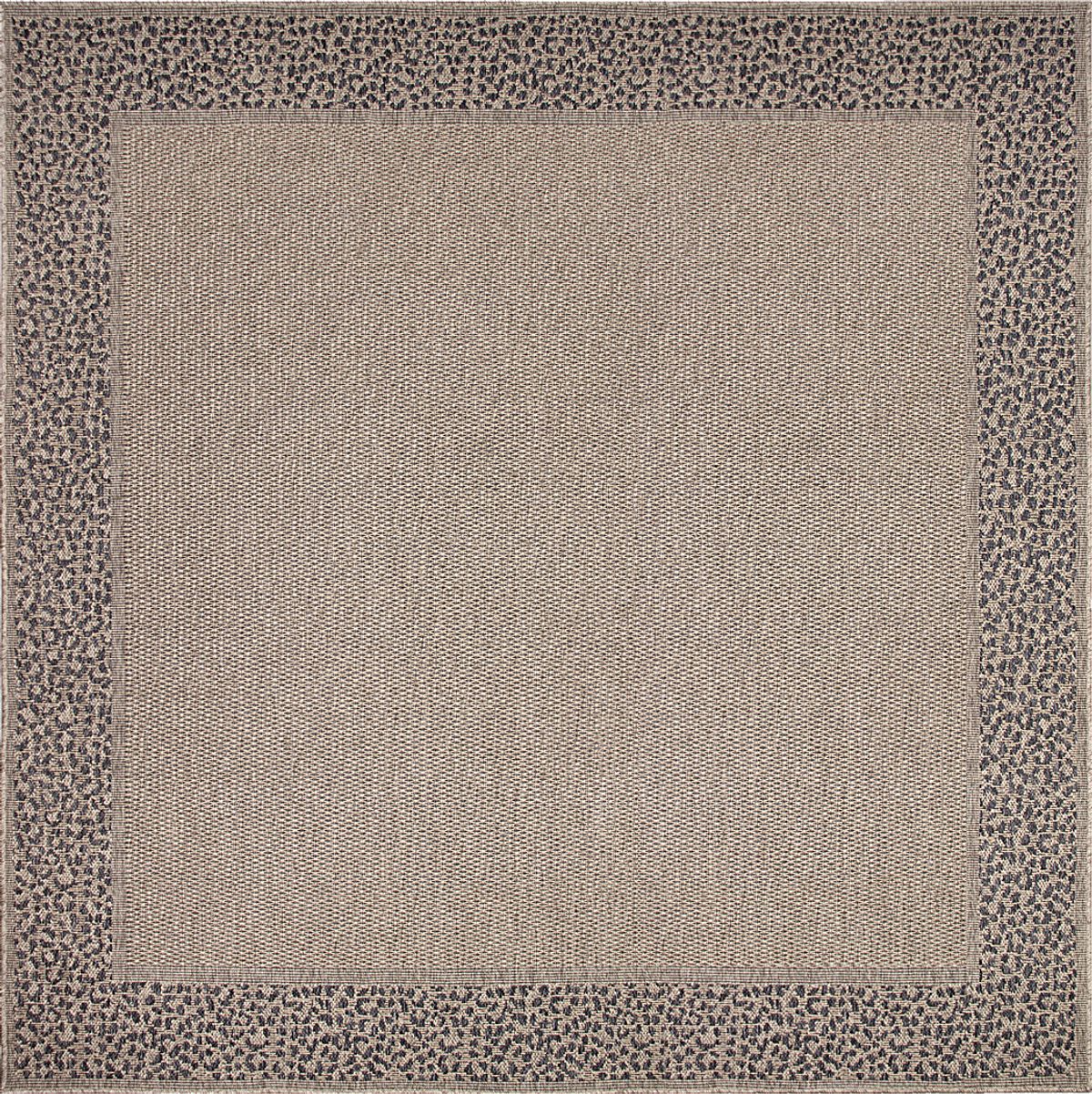 Leopardi Taupe Beige Outdoor Rug | Rooms to Go