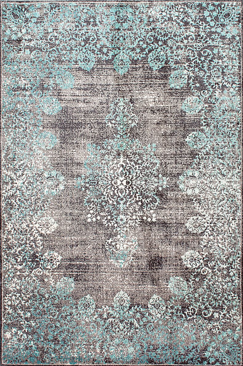 Leoris Blue 5' x 8' Rug