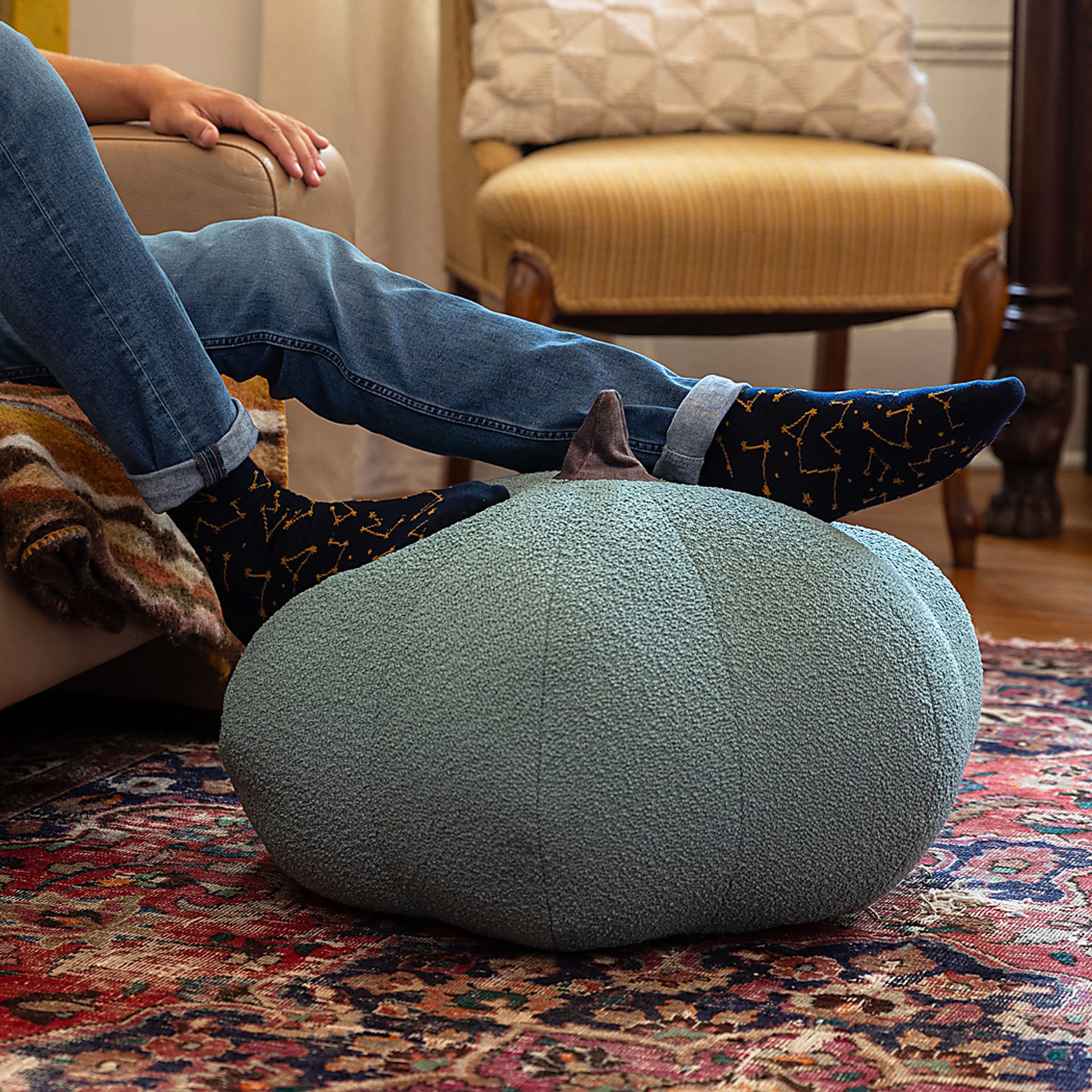 Leoze I Green Ottoman - Image 2