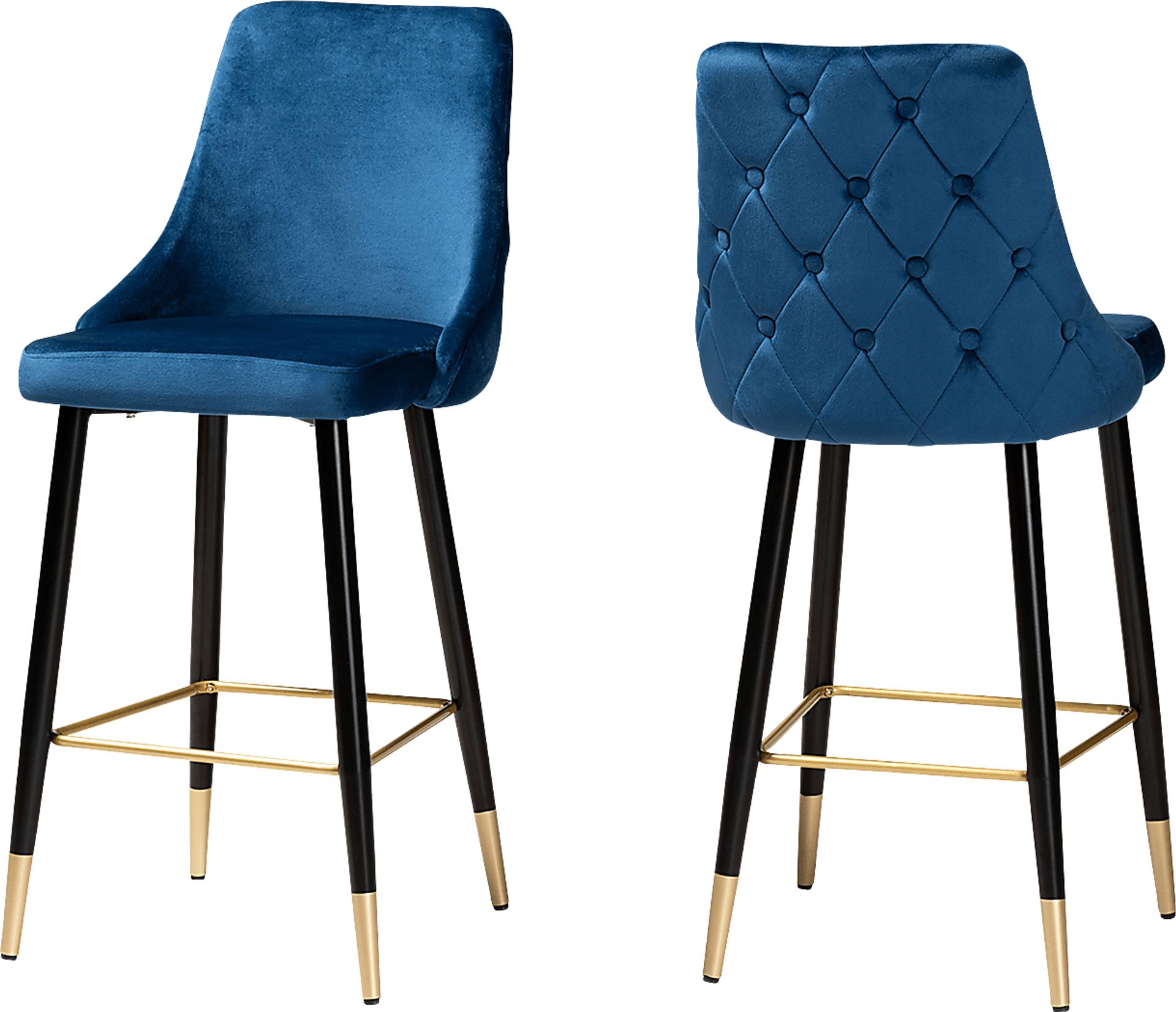 Lepak Blue Barstool, Set of 2 - Image 1