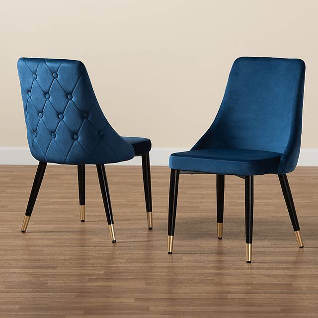 Lepak Blue Side Chair, Set of 2 - Thumbnail - Image 2
