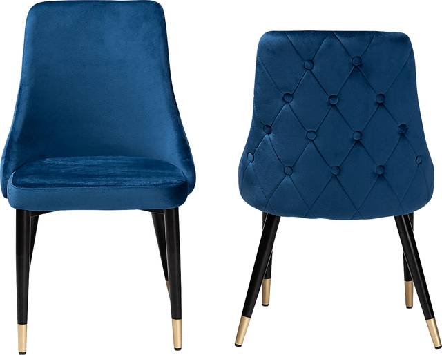 Lepak Blue Side Chair, Set of 2 - Thumbnail - Image 4