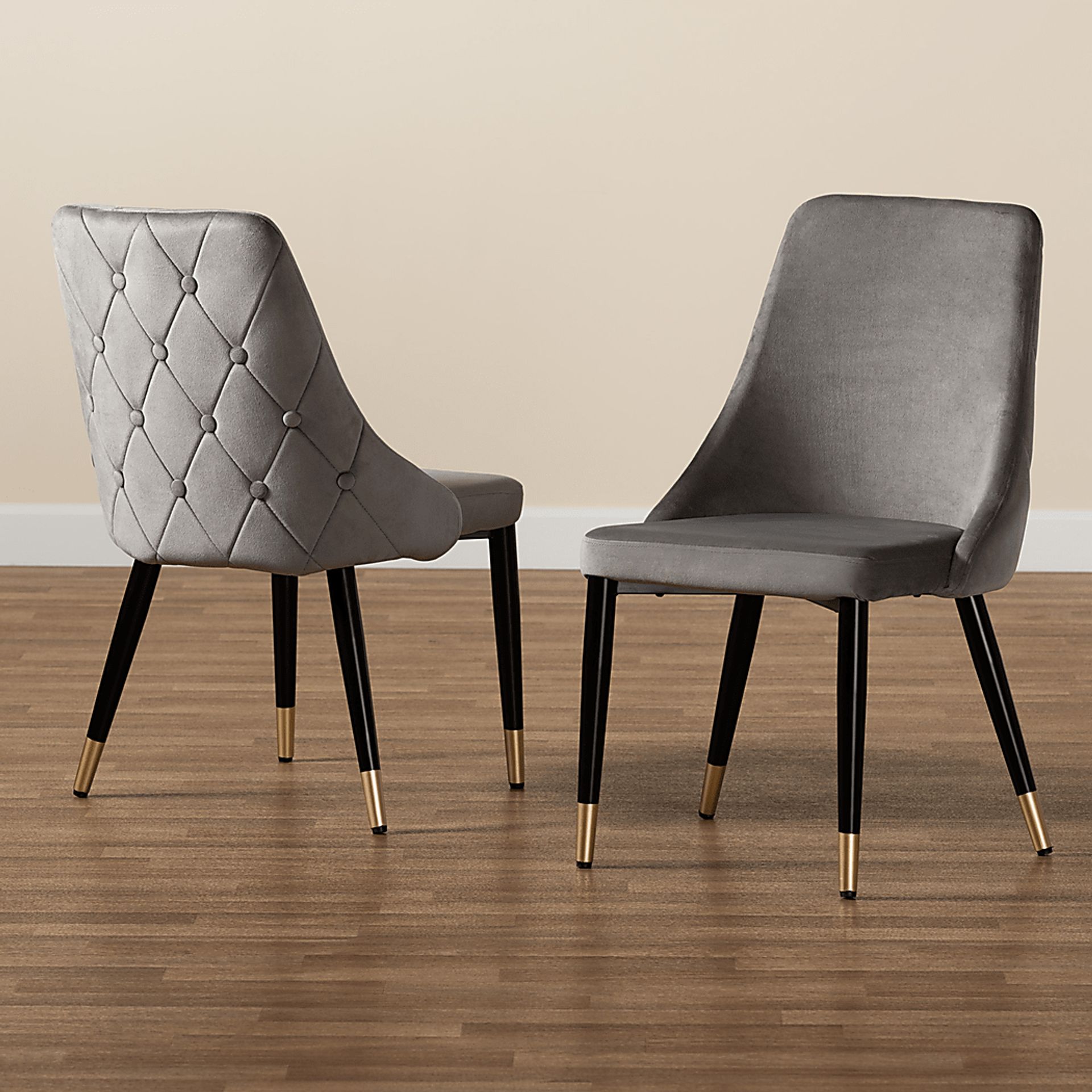 Lepak Gray Side Chair, Set of 2 - Image 2