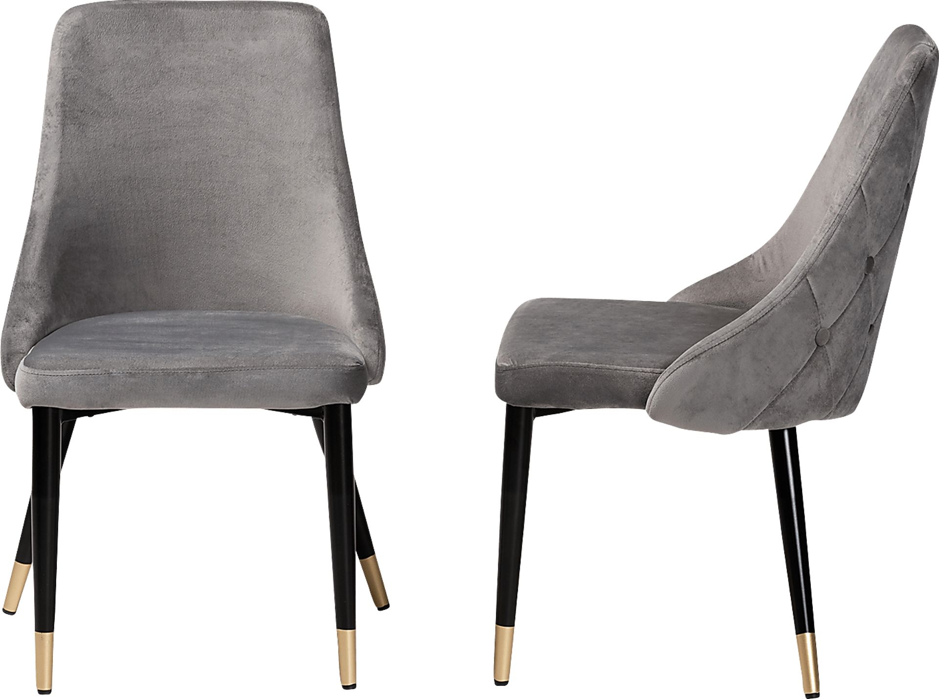 Lepak Gray Side Chair, Set of 2 - Image 5
