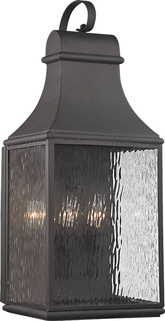 Lepley Gray Large Outdoor Wall Sconce - Thumbnail - Image 1