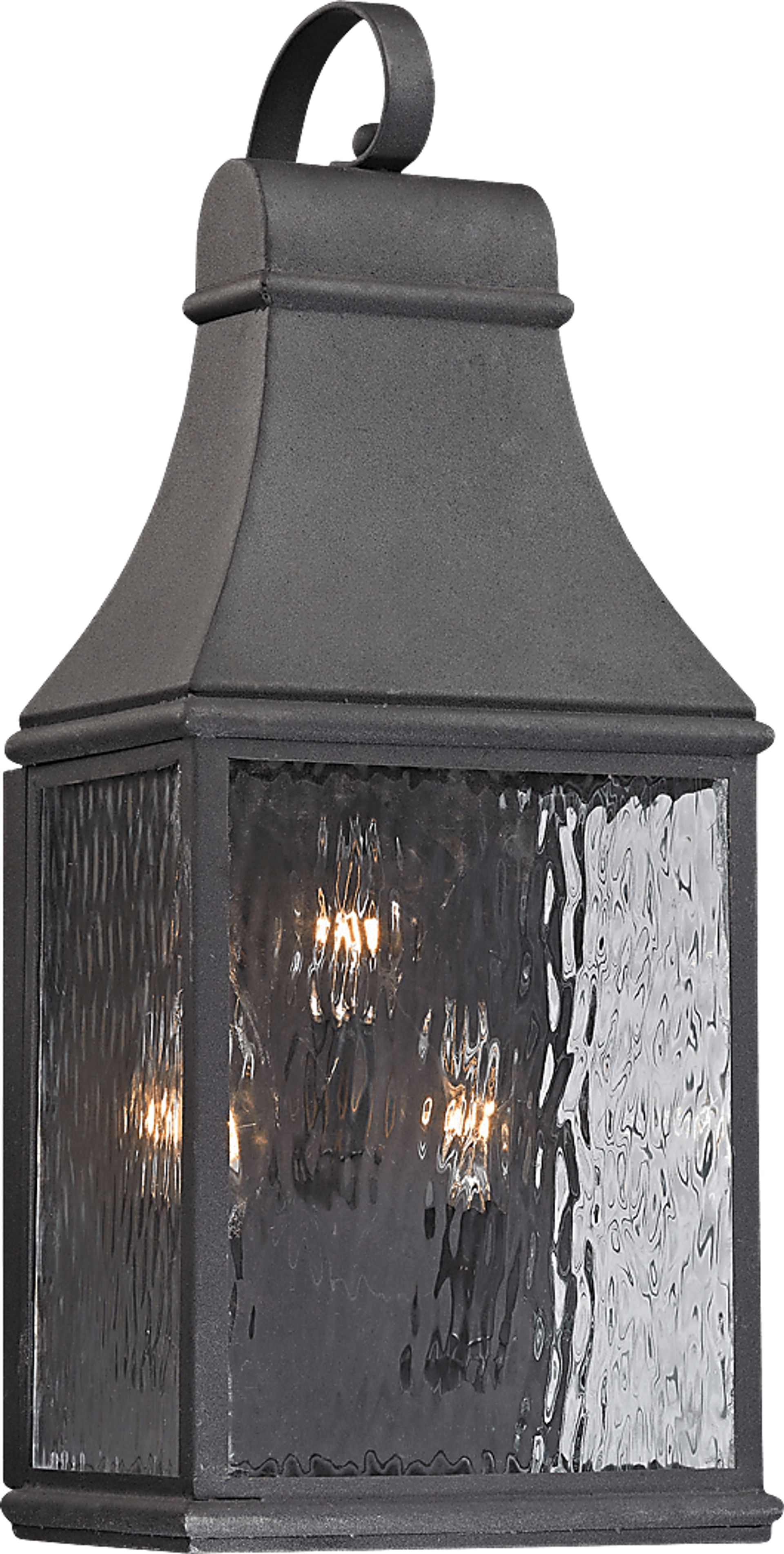 Lepley Gray Medium Outdoor Wall Sconce - Image 1