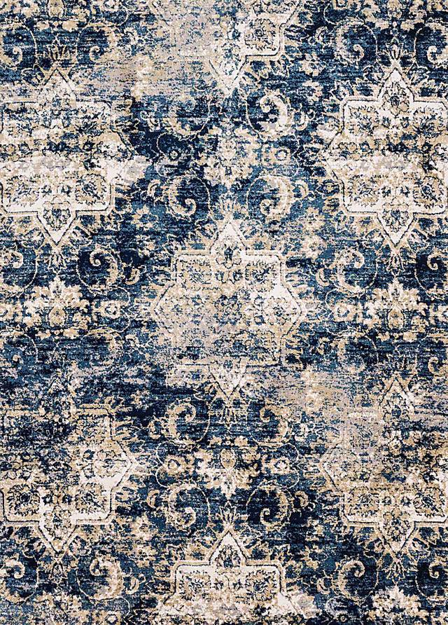 Lerae Navy 3'9 x 5'9 Rug - Thumbnail - Image 1