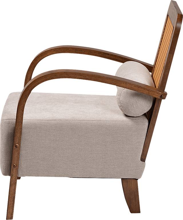 Leraleigh Walnut Accent Chair - Thumbnail - Image 4