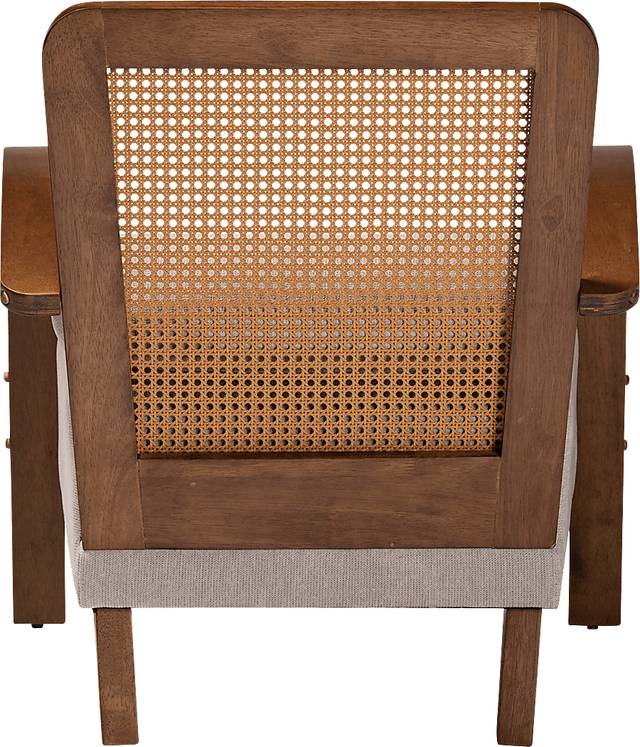 Leraleigh Walnut Accent Chair - Thumbnail - Image 5