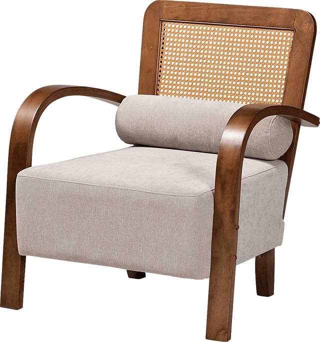 Leraleigh Walnut Accent Chair - Thumbnail - Image 1