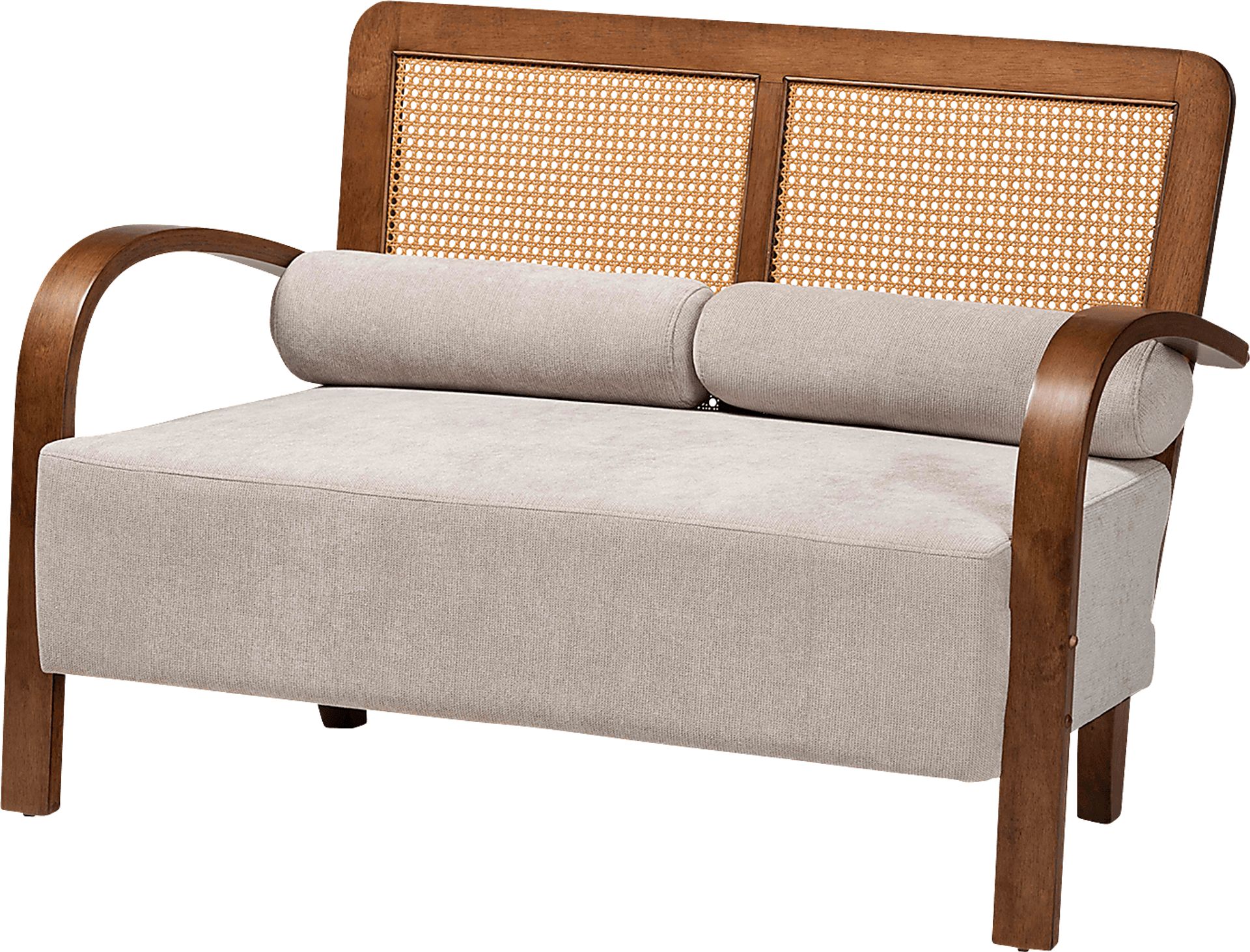 Leraleigh Walnut Loveseat - Image 1