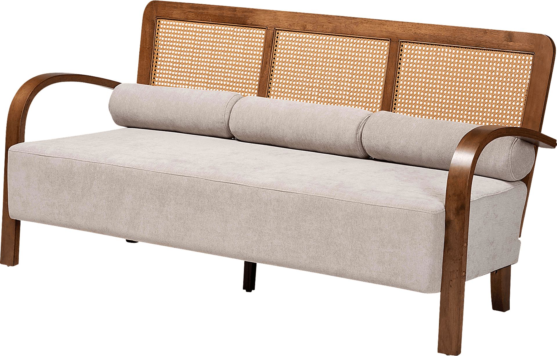 Leraleigh Walnut Sofa - Image 1