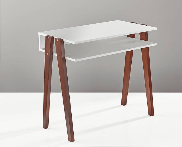 Lerew White Desk - Thumbnail - Image 3