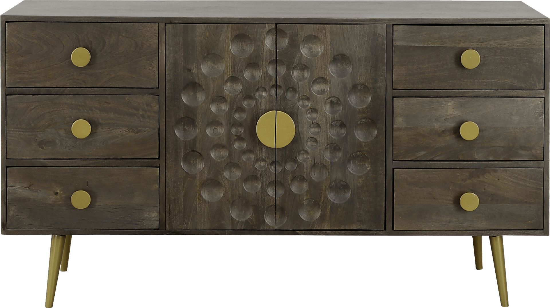 Lerida Brown Credenza - Image 3