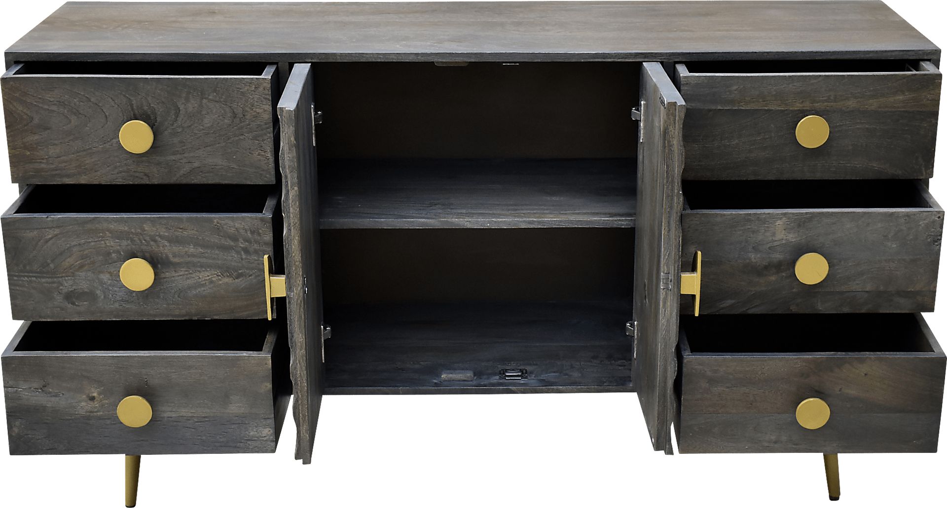 Lerida Brown Credenza - Image 6