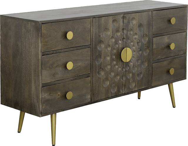 Lerida Brown Credenza - Thumbnail - Image 1