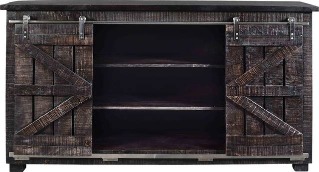 Leroy Square Brown Credenza - Thumbnail - Image 6