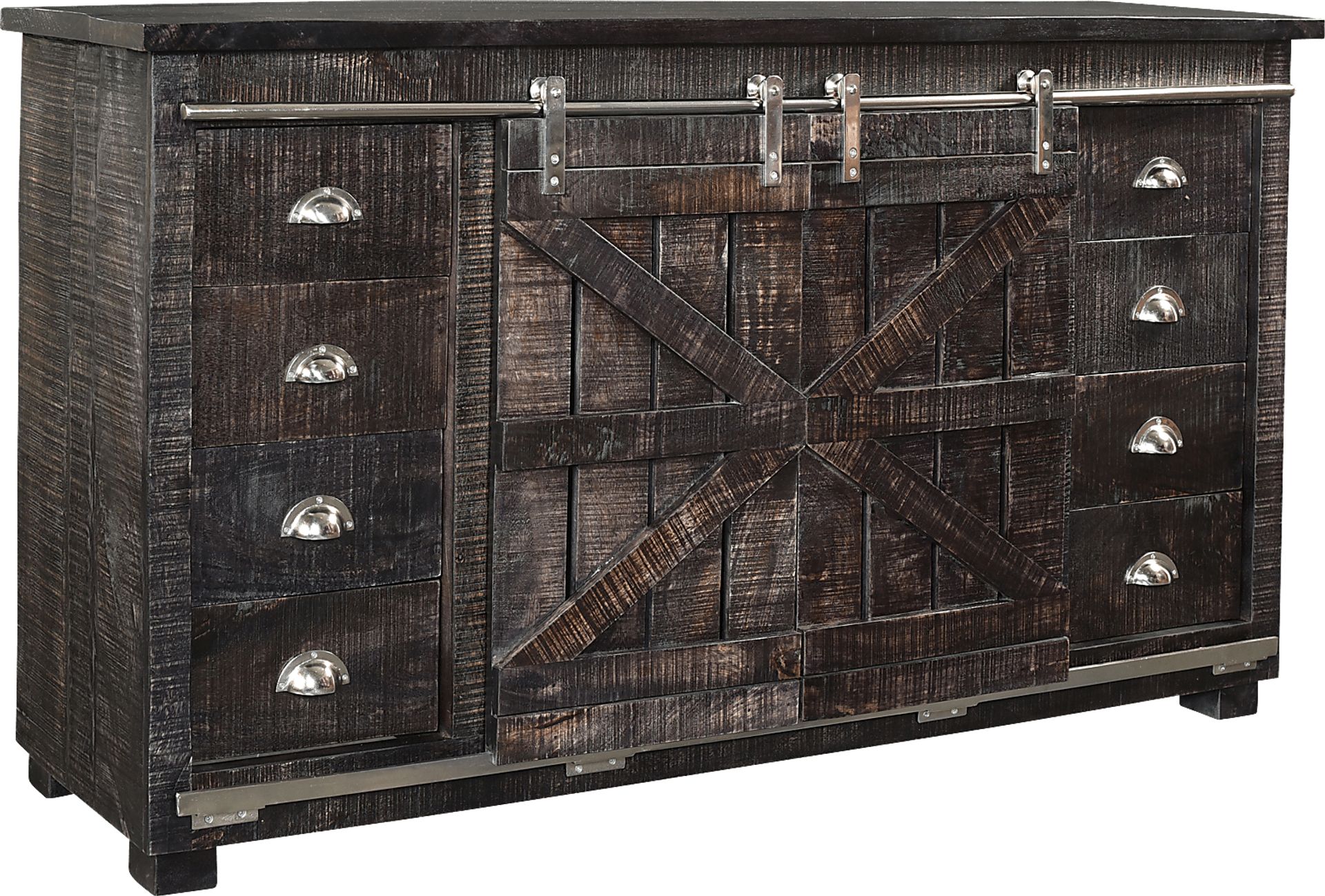 Leroy Square Brown Credenza - Image 1