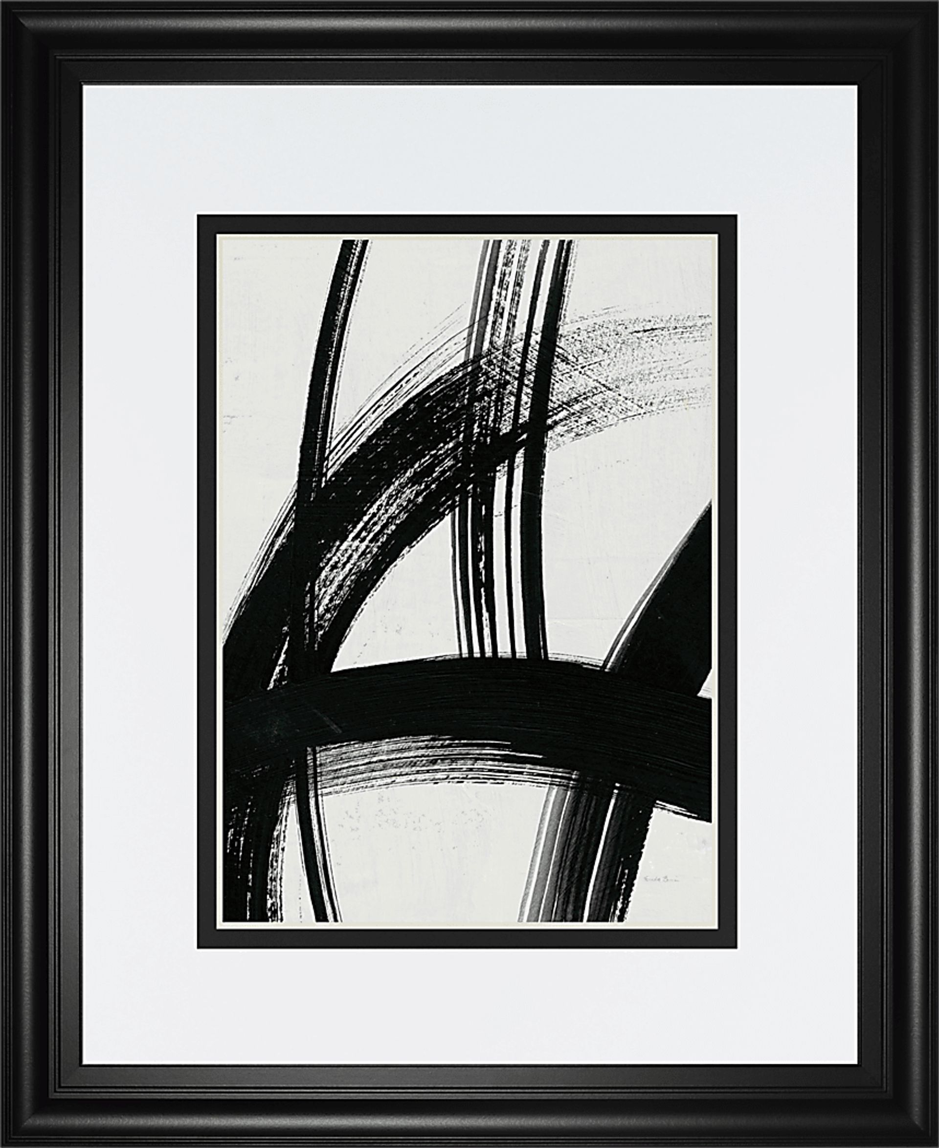 Lesage Black Framed Wall Art - Image 1