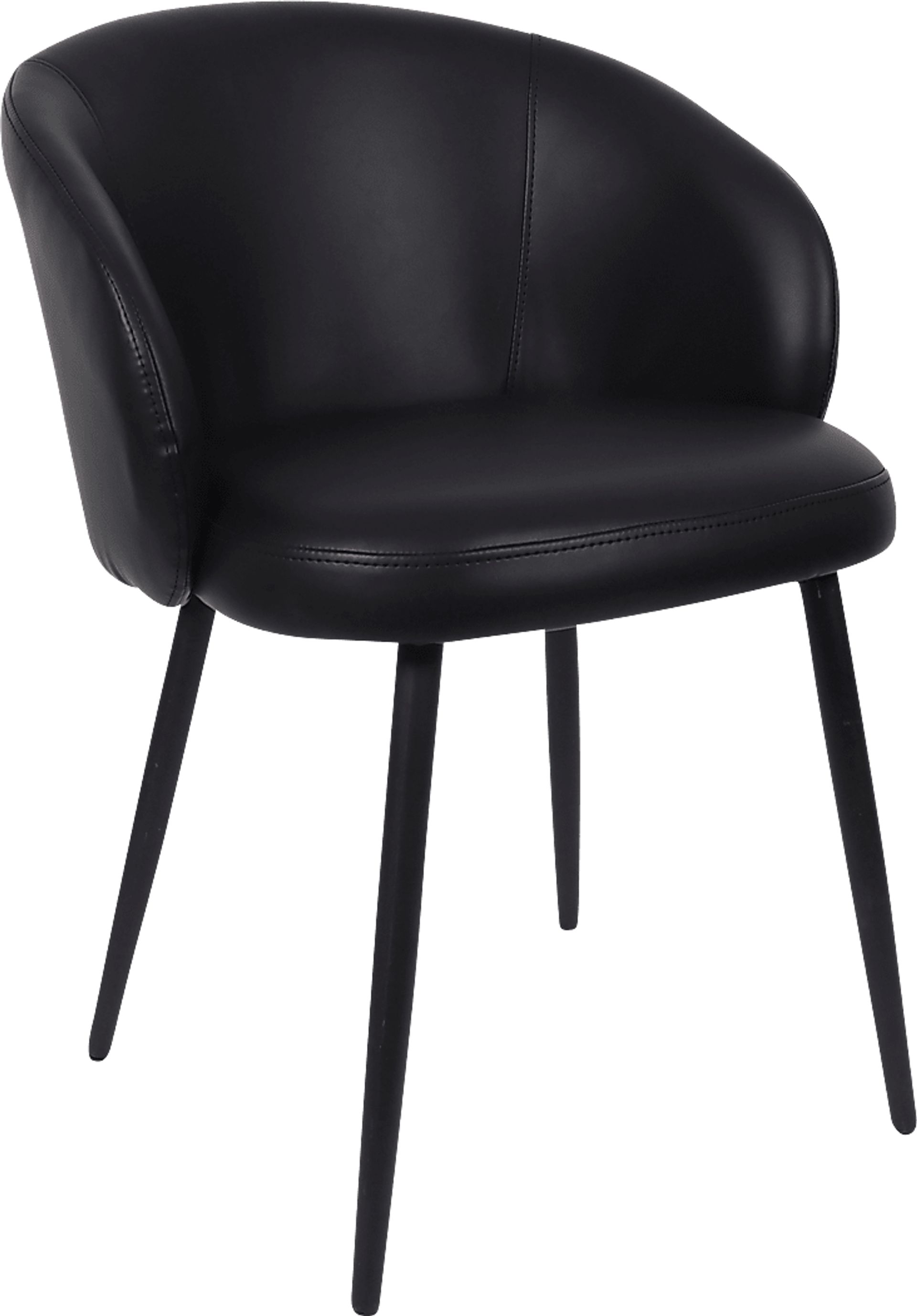 Lesah Black Side Chair, Set of 2 - Image 6