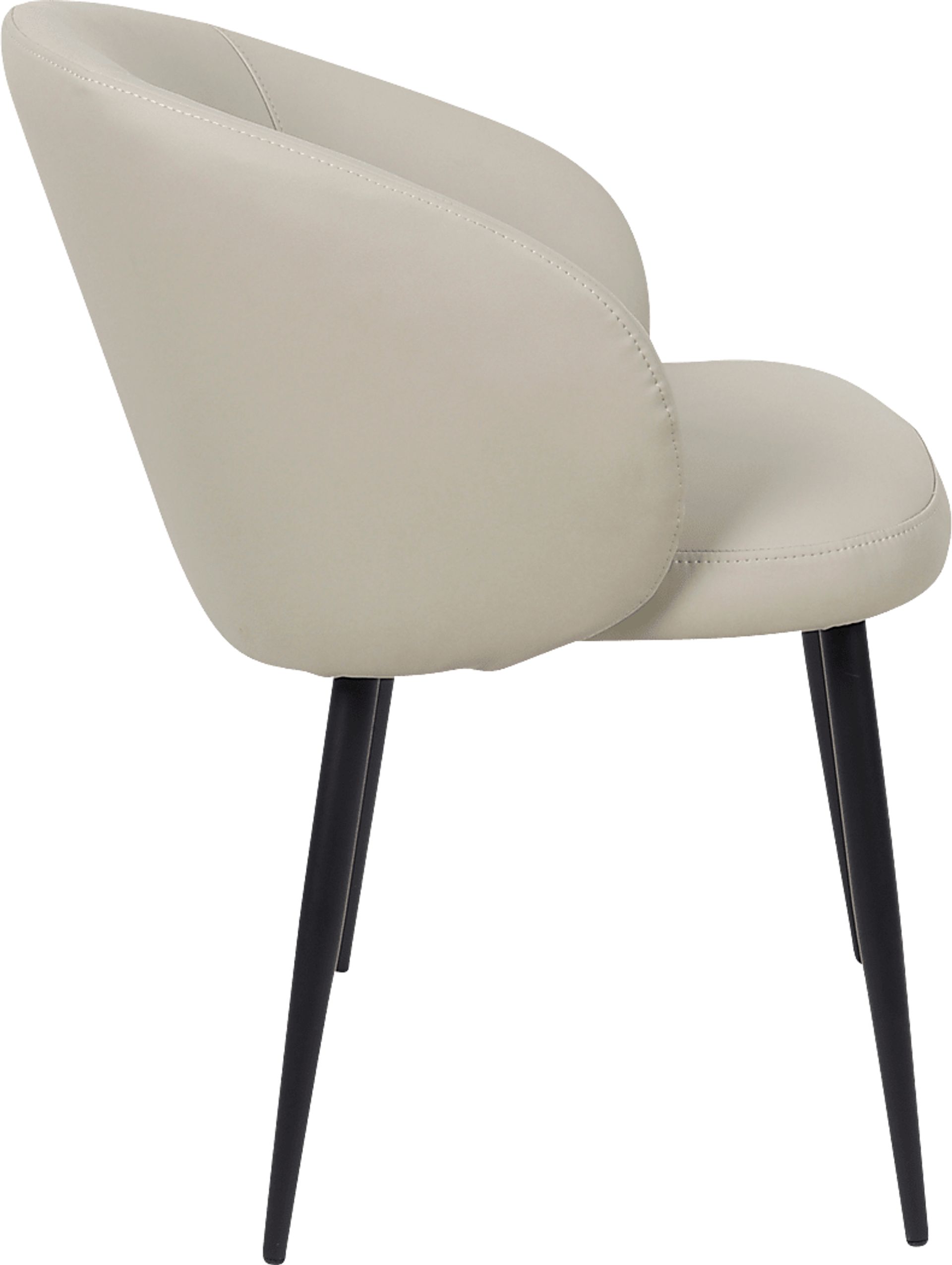 Lesah Gray Side Chair, Set of 2 - Image 4