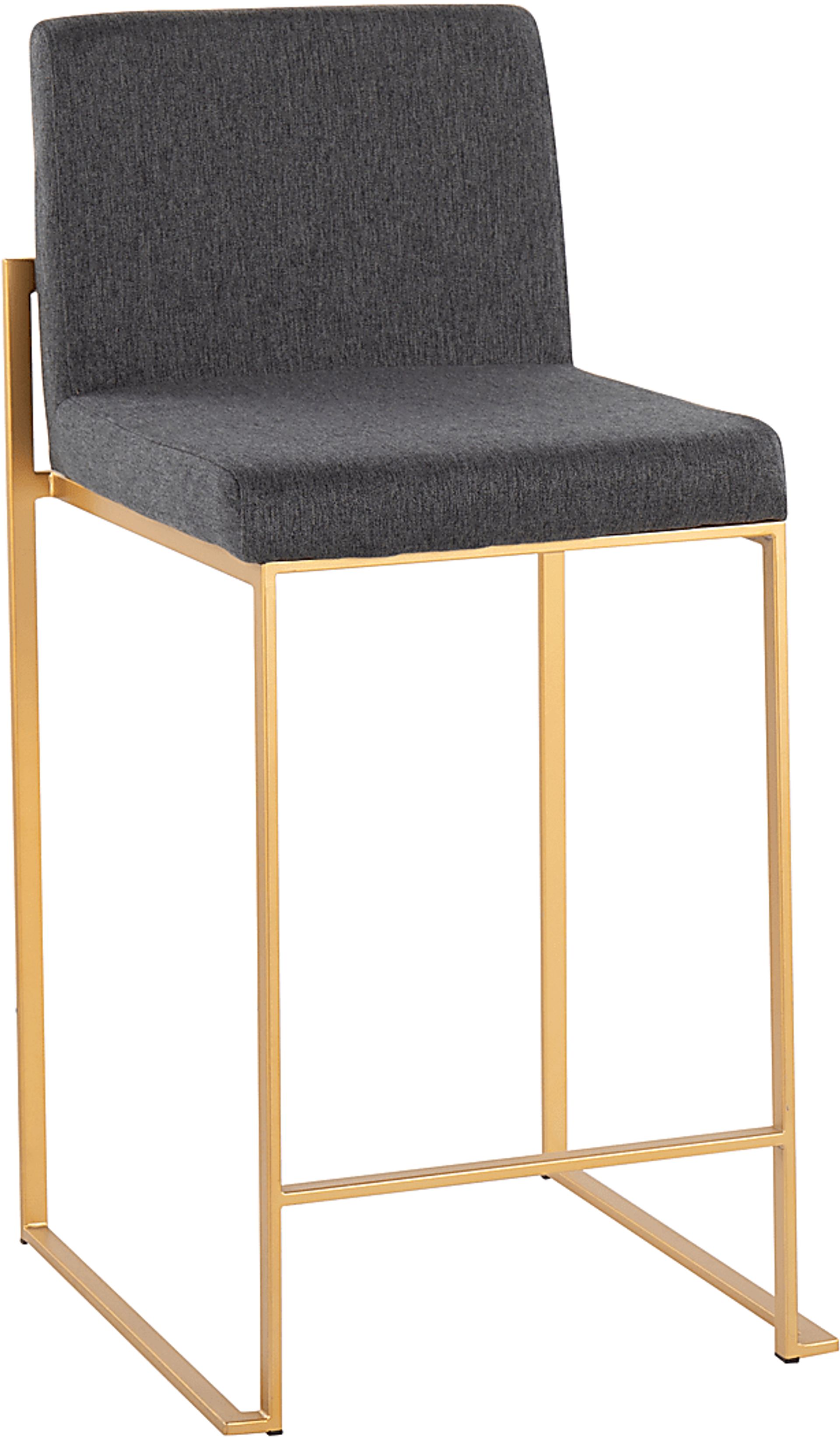 Leserna I Charcoal Counter Height Stool, Set of 2 - Image 2
