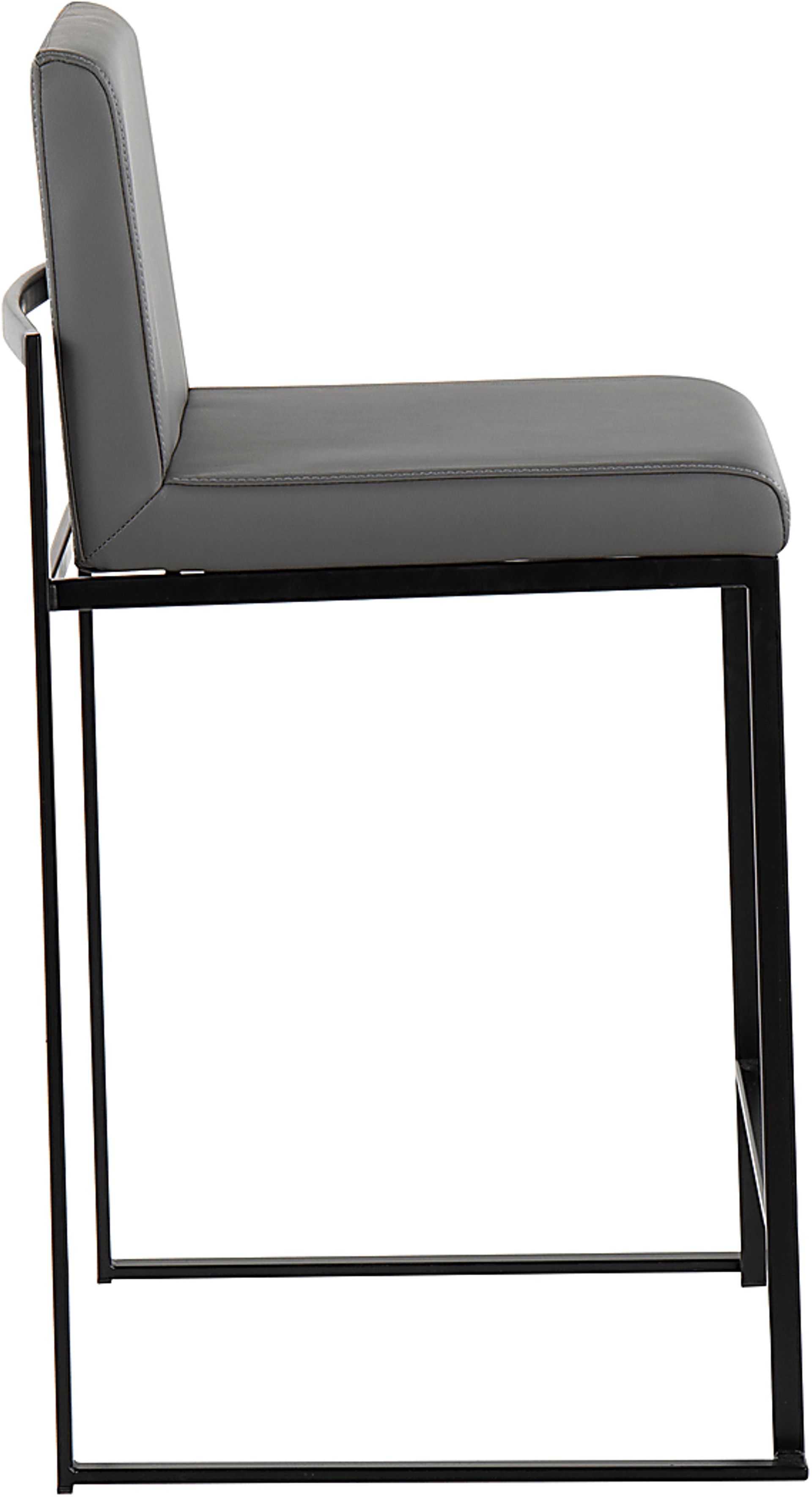 Leserna II Gray Counter Height Stool, Set of 2 - Image 3